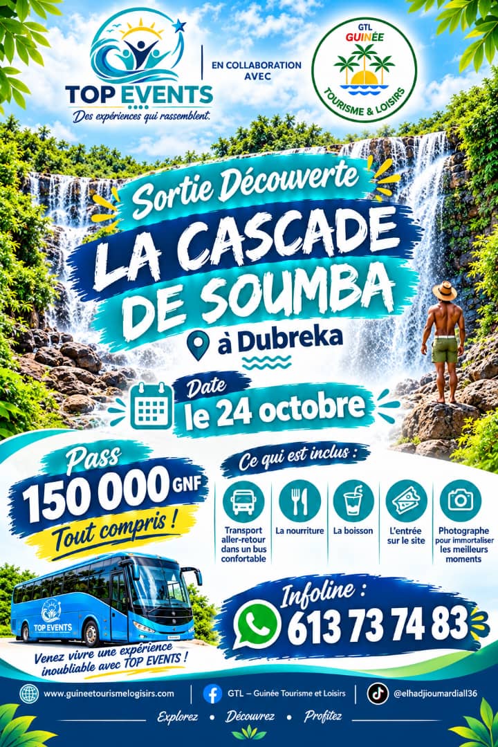 Evasion magique à la Cascade de Soumba